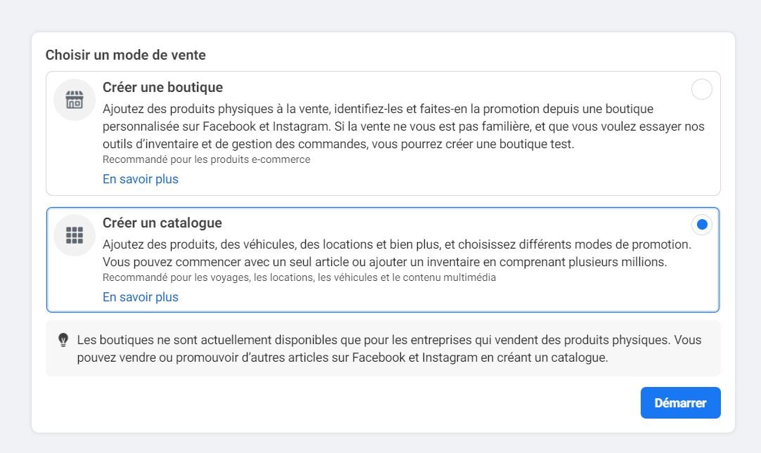 Comment créer une boutique  sur Instagram