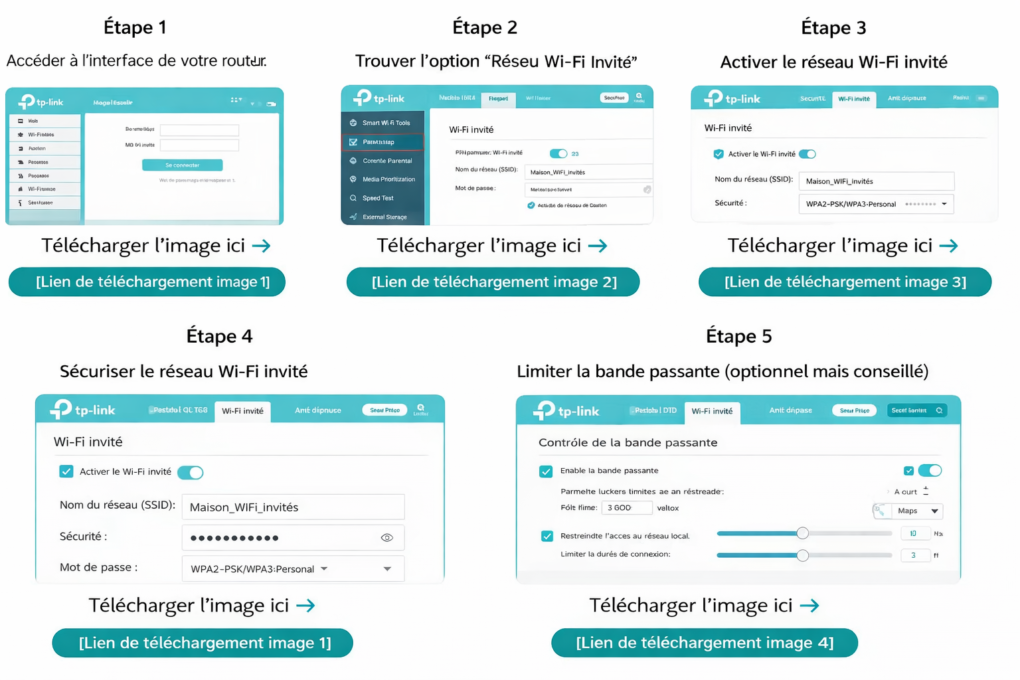 Étape par Étape : Configuration du Réseau Invité