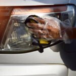 Nettoyer les phares jaunis