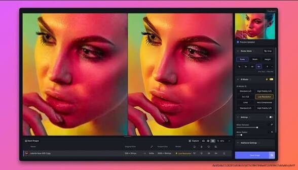 COMMENT AMÉLIORER LA QUALITÉ D'UNE IMAGE BASSE RÉSOLUTION GRÂCE À L'IA 4 Étapes pour améliorer une image avec l'IA