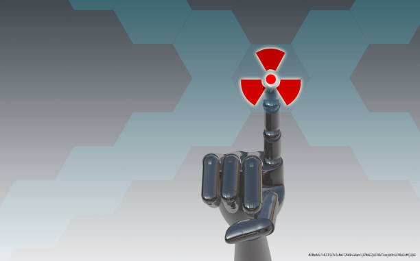 COMMENT L'IA PEUT ÊTRE UTILISÉE POUR CRÉER DES ARMES BIOLOGIQUES SANS LABORATOIRE 4 Pressing Nuclear Energy Symbol
