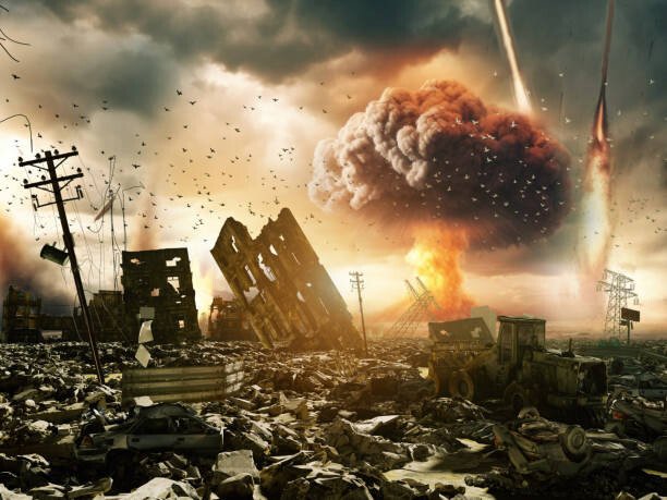 COMMENT LES ARMES SONT VENDUES AUX DEUX CAMPS D'UN MÊME CONFLIT PAR LES MÊMES PAYS 6 3d art illustration of explosion and destruction